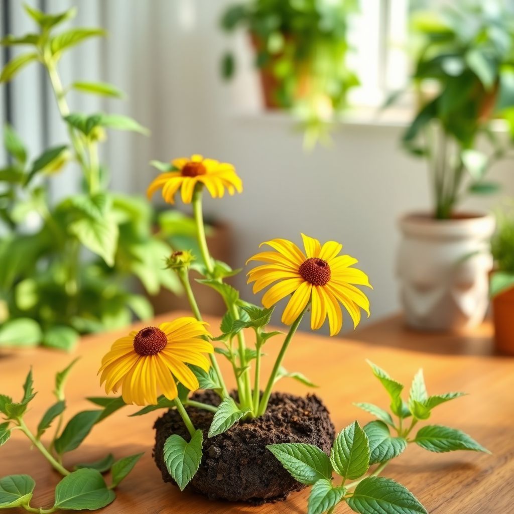 Yellow Rudbeckia Goldstrum Flower seeds for Planting - Compact Growth, Heirloom & GMO Free Seeds for Home Garden
