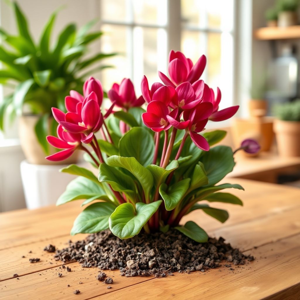 Burgundy Cyclamen Flower seeds for Planting Fragrant Blossoms Heirloom & GMO Free Seeds for Home Garden 
 
 Sale