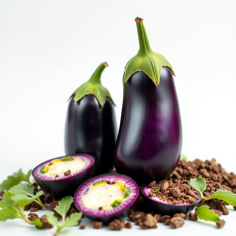 Violet Eggplant Vegetable Planting Seeds