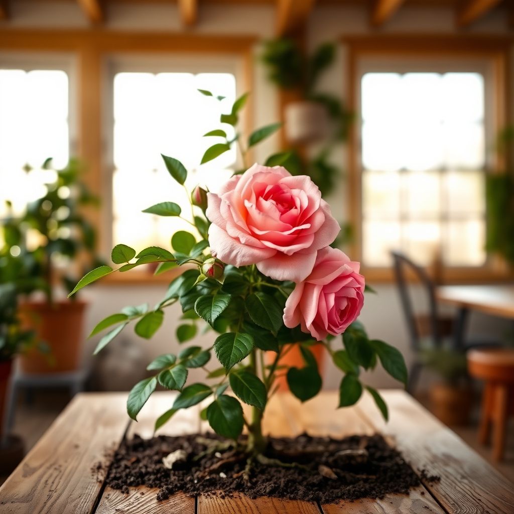 Yellow Pink Rose Flower seeds for Planting - Cottage Garden Essential, Heirloom & GMO Free Seeds for Home Garden