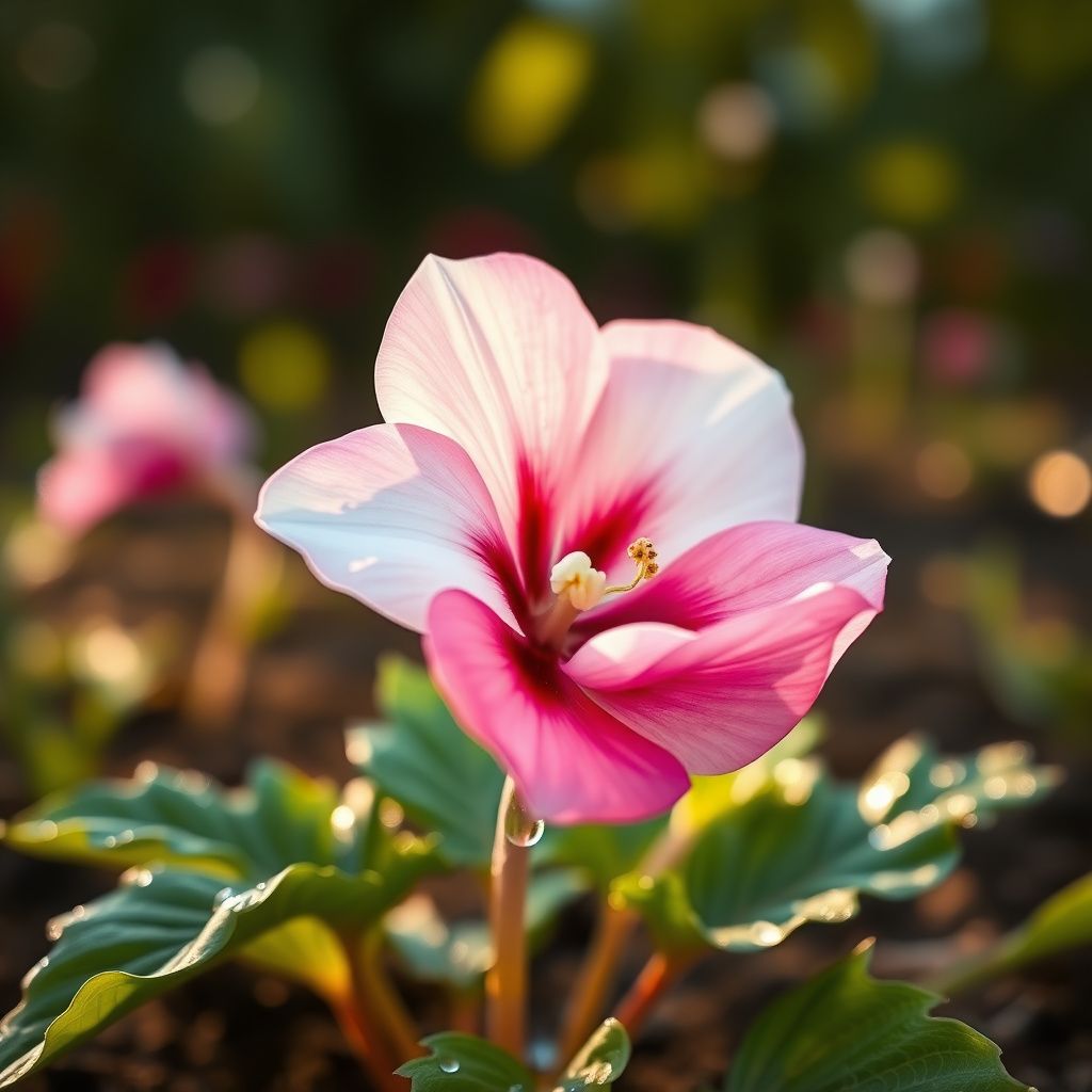 Pink White Eustoma Flower Seeds for Planting - Elegant Annual Blooms for Your Garden
