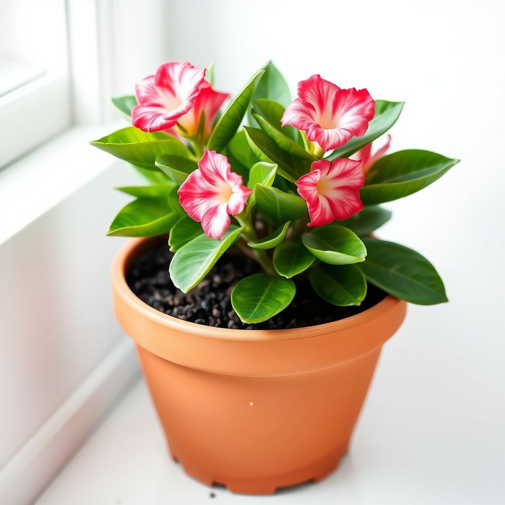 Adenium Obesum Flower seeds for Planting Bright Blooms Heirloom & GMO Free Seeds for Home Garden 
 
 Sale