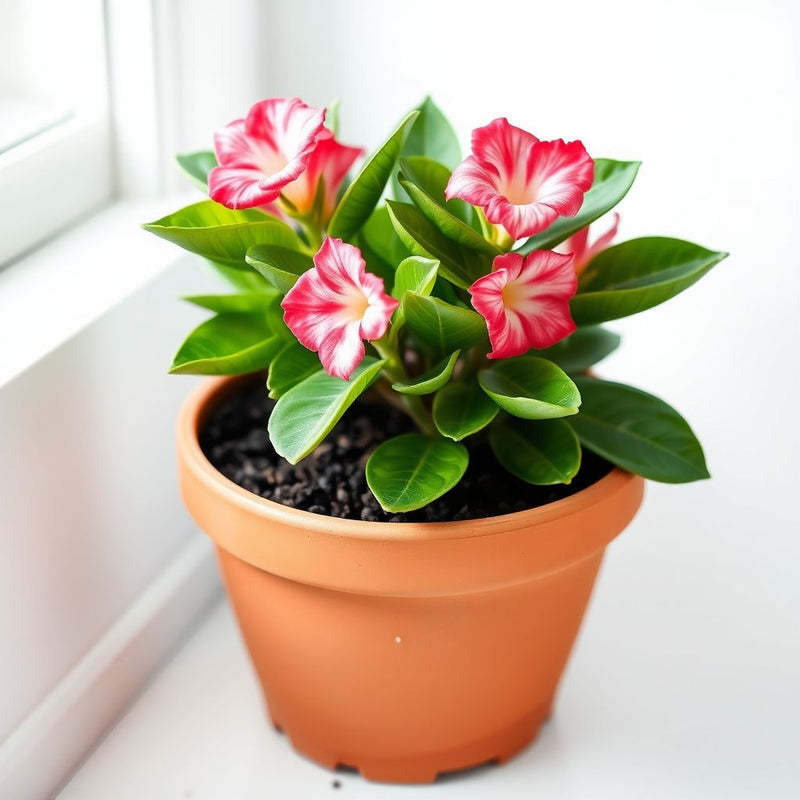Adenium Obesum Flower seeds for Planting Bright Blooms Heirloom & GMO Free Seeds for Home Garden 
 
 Sale