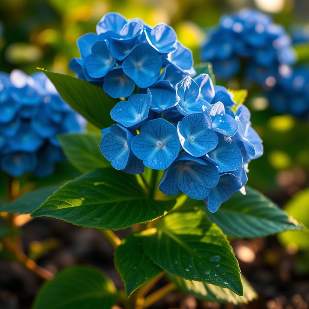 Blue White Hydrangea Flower seeds for Planting - Shade Tolerant, Heirloom & GMO Free Seeds for Home Garden
