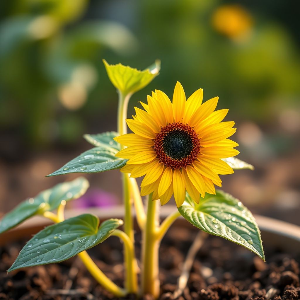 Dwarf Sunflower Seeds, Real Mini Helianthus Annus Seeds