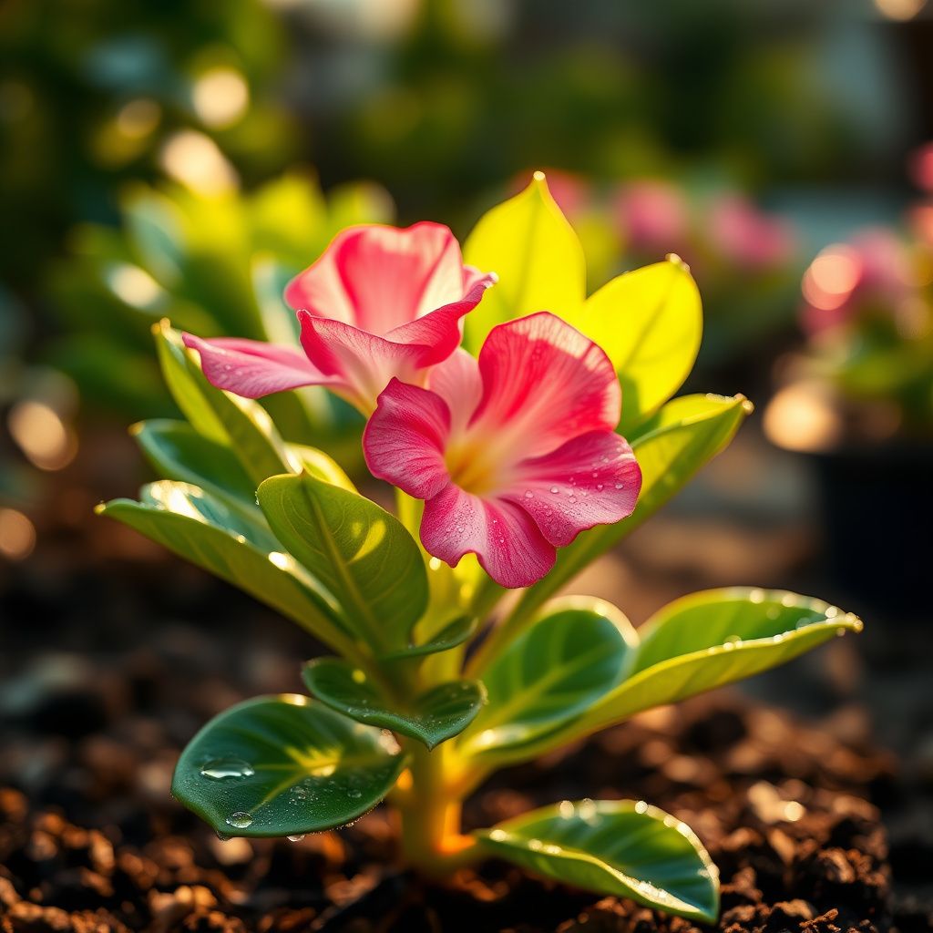 Adenium Obesum Desert Rose Doungdee B102 Garden Flower Seeds