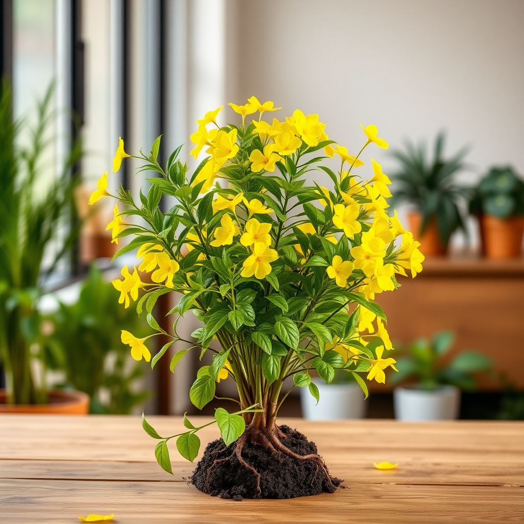 Yellow Kerria Japonica Flower Seeds Planting
