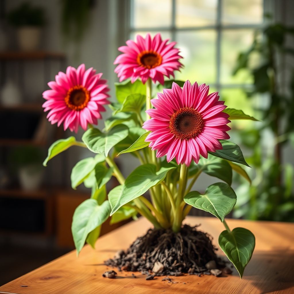 Bold Pink Sunflower Seeds for Vibrant Heirlooms Garden and Planting