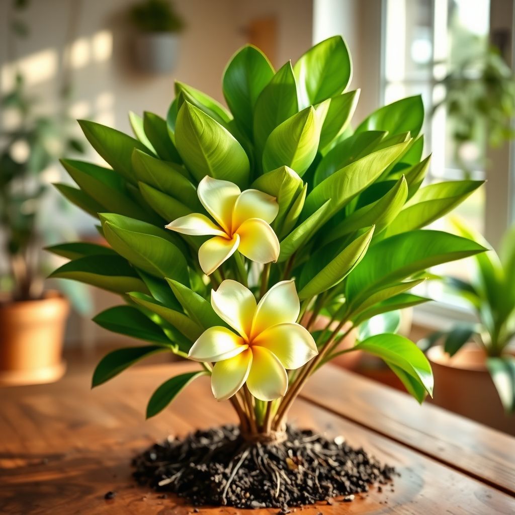 Frangipani Light Yellow Flower seeds for Planting - Easy to Grow, Heirloom & GMO Free Seeds for Home Garden