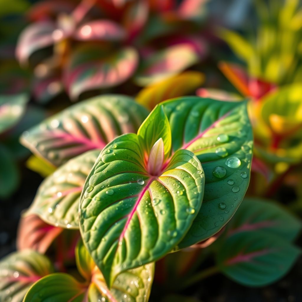 Caladium Mix Seeds for Planting  Vibrant Foliage for Garden and Indoors