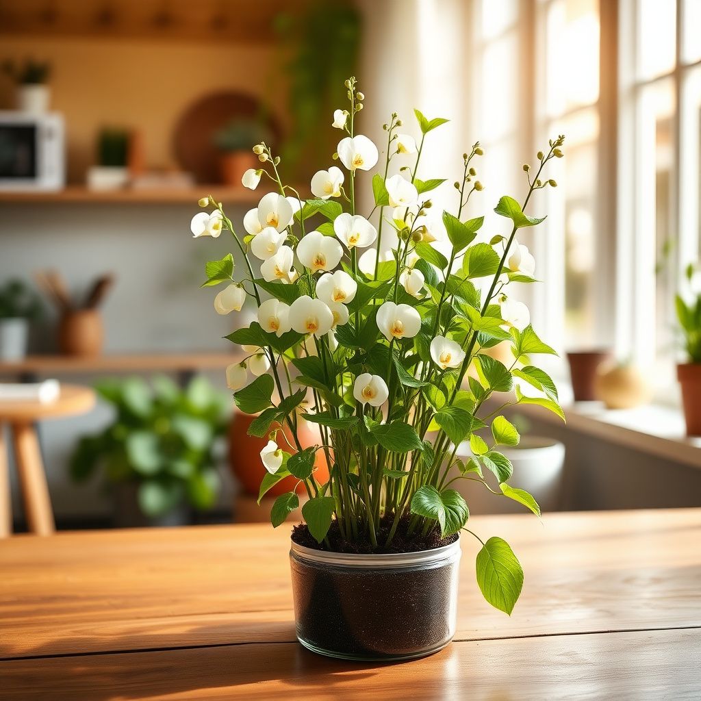Sweet Pea Planting Flower Seeds White