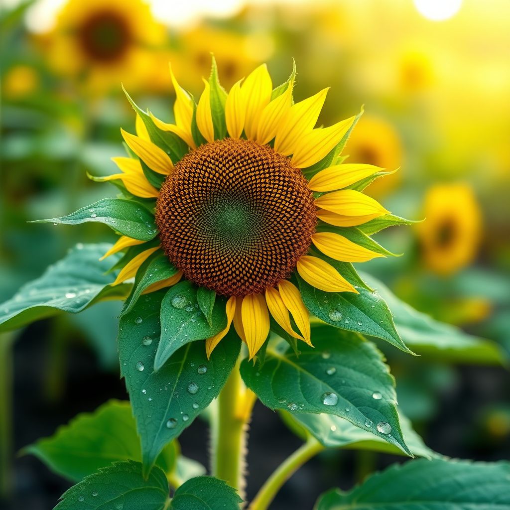 Sunflower Helianthus Annuus Seeds for Tall, Bright Blooms