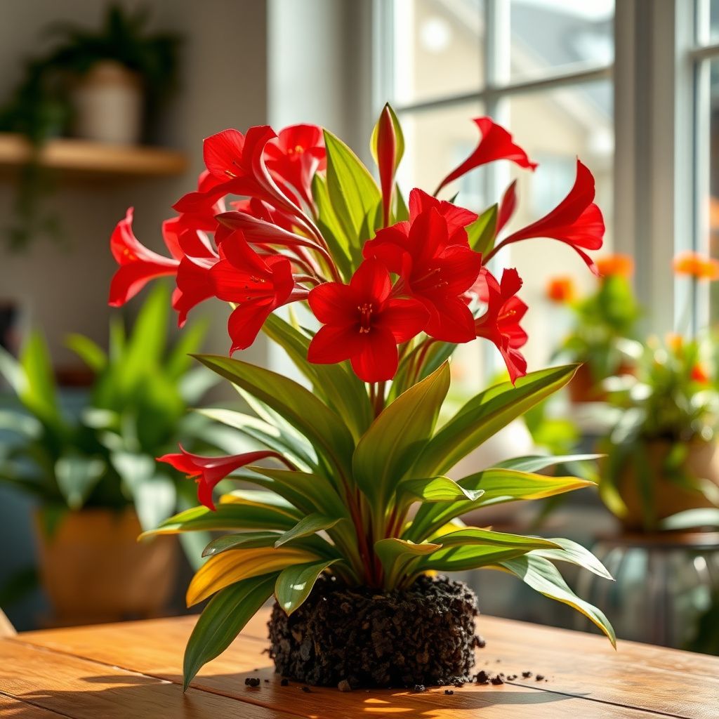 Alstroemeria Flower Seeds (Red) for Planting