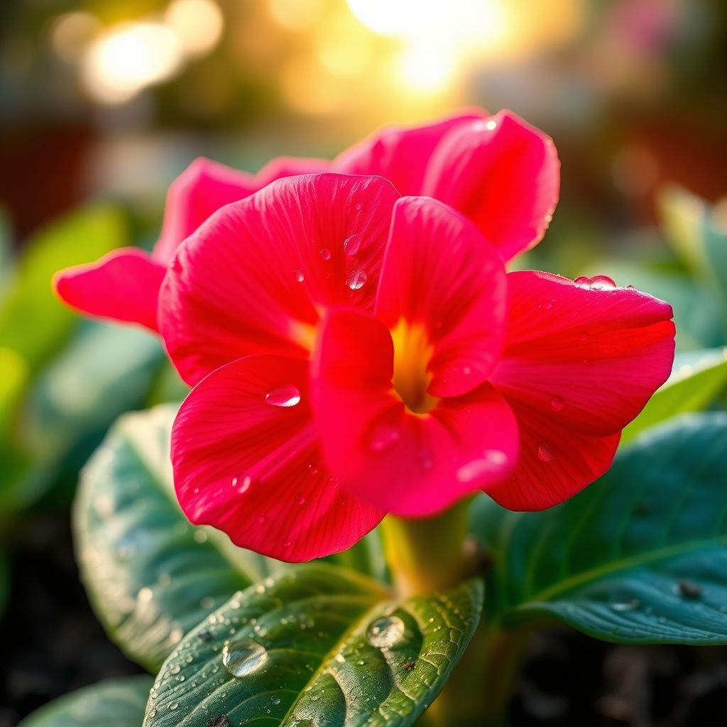 Adenium Flower seeds for Planting - Bright Blooms, Heirloom & GMO Free Seeds for Home Garden