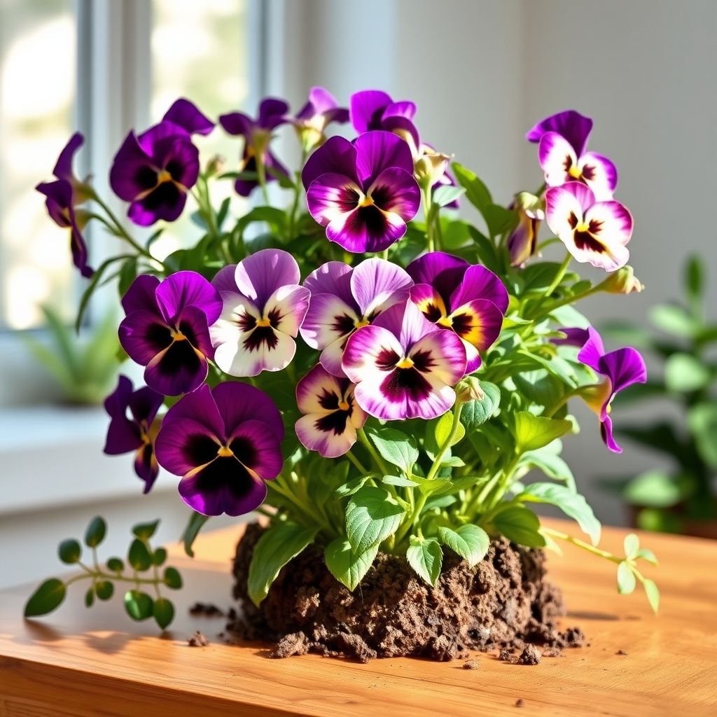 Pansy Flower Seeds for Planting - Mixed Colors for Vibrant Gardens