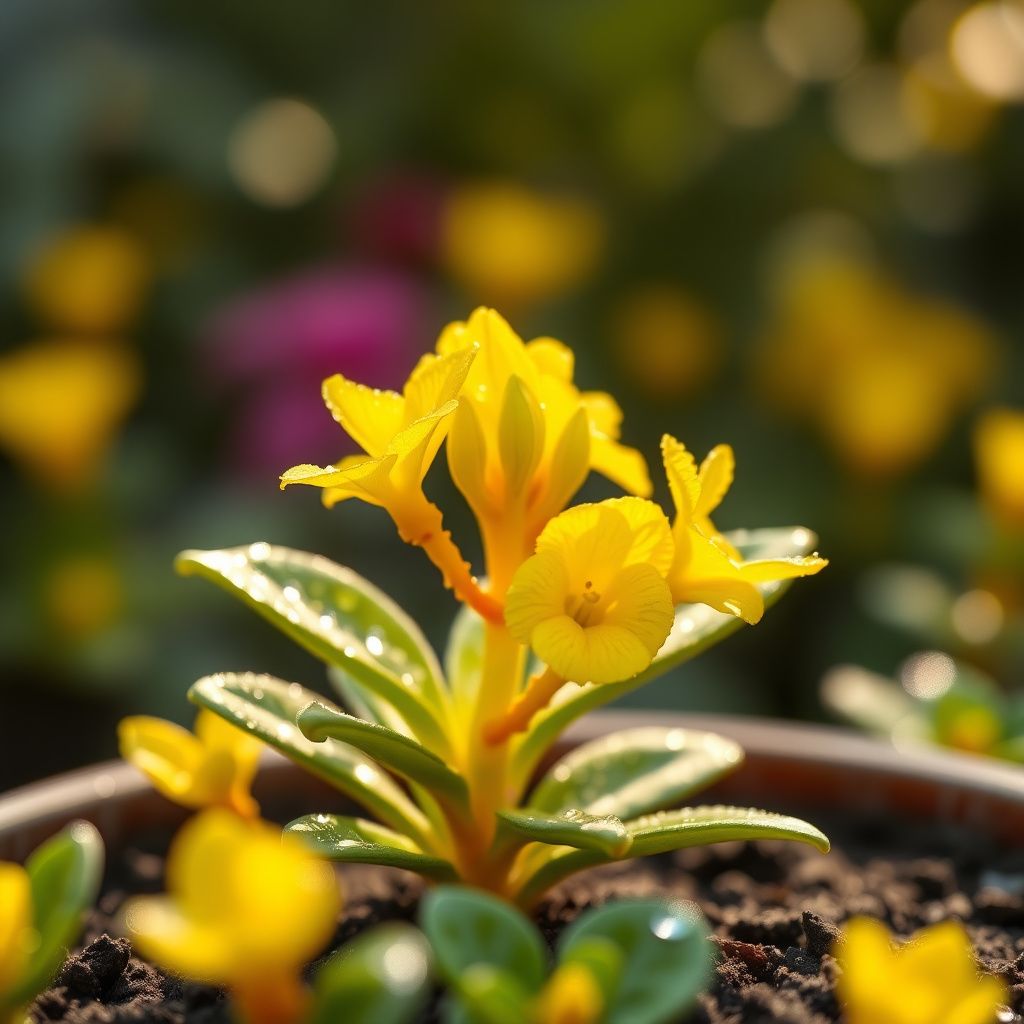 Yellow Kalanchoe Flower Seeds for Bright Planting