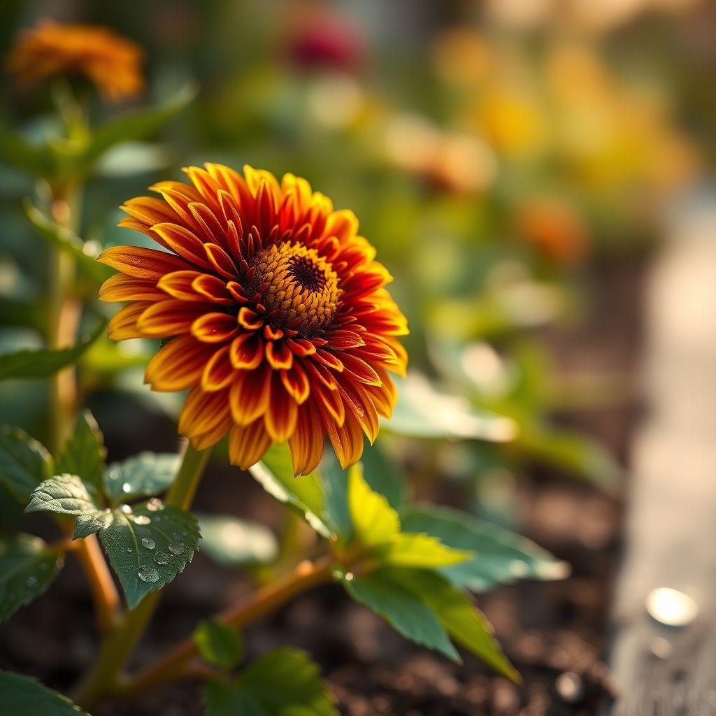 Zinnia Flower Seeds in Brown and Yellow for a Cozy Garden Ambiance