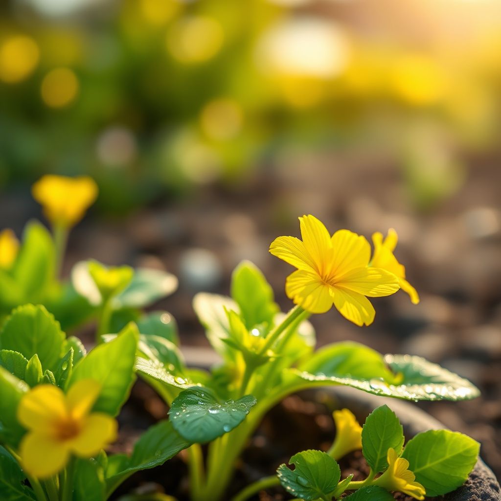 Yellow Primrose Flower Seeds Planting