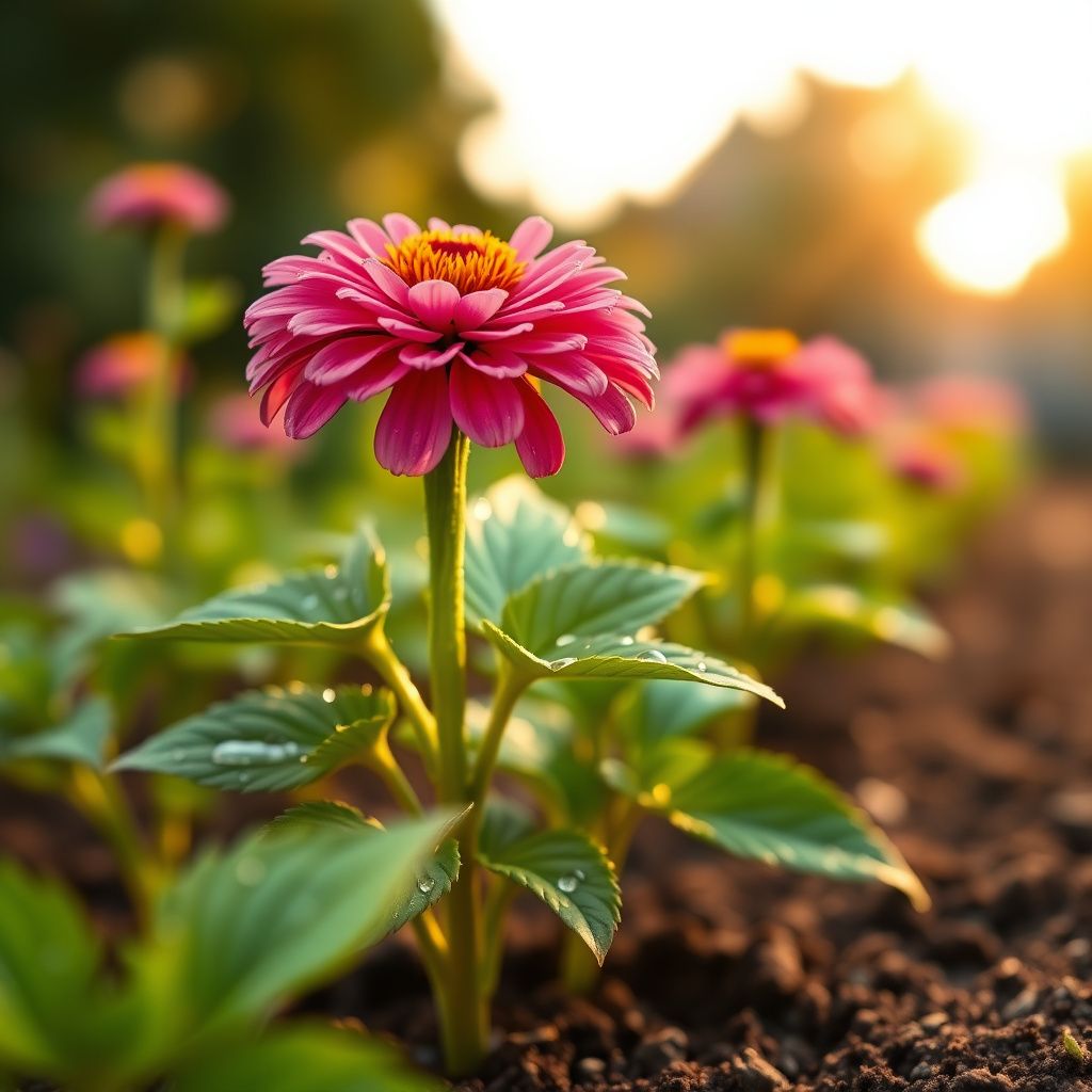 Zinnia Flower Seeds Pink Planting Pack