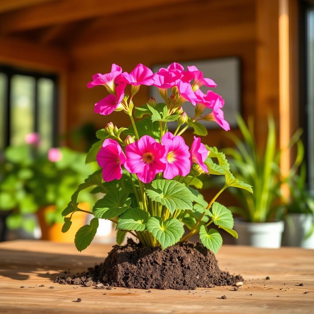 Geranium Pink Flower Planting Seeds for a Vibrant Garden