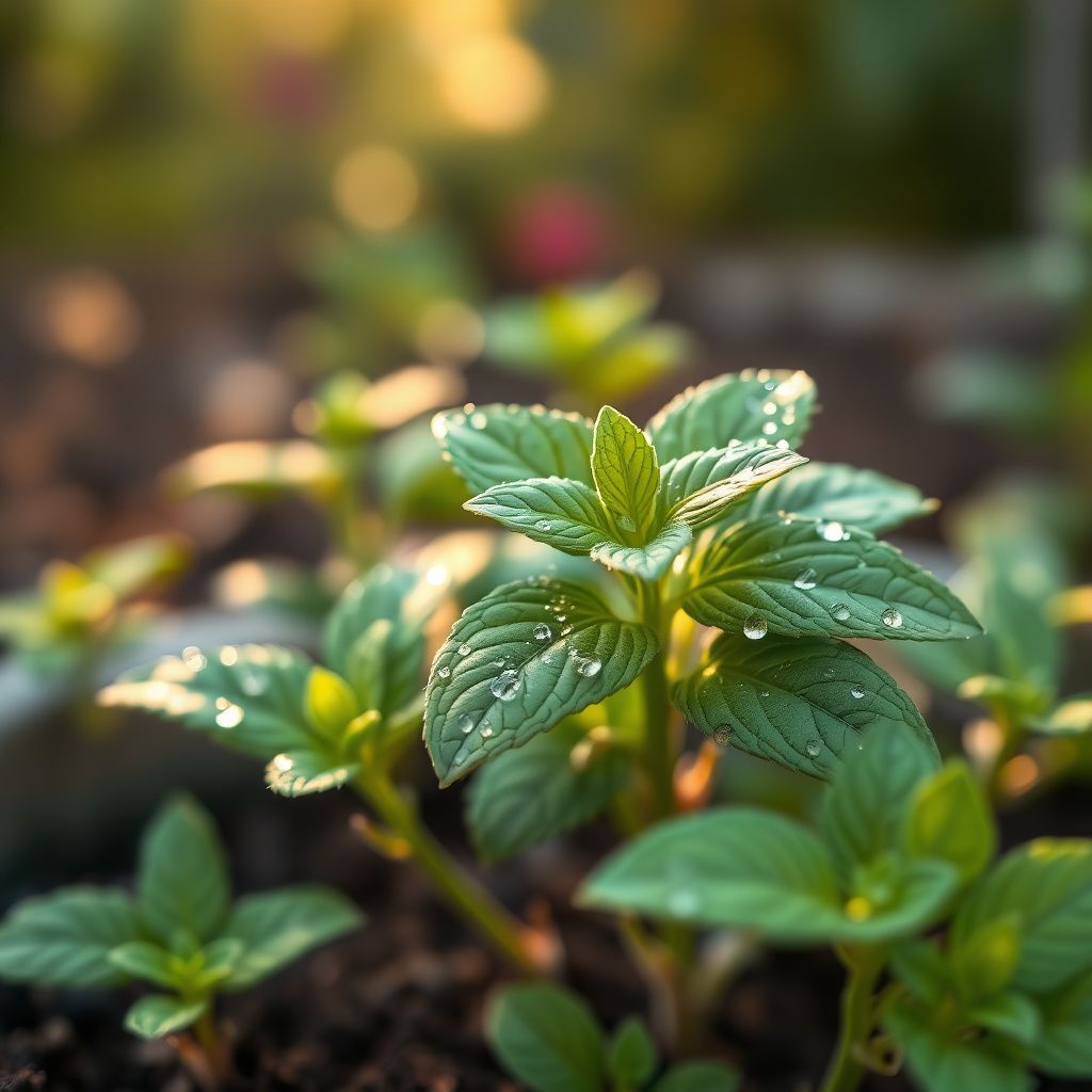 Mint Flower seeds for Planting Shade Tolerant Heirloom & GMO Free Seeds for Home Garden