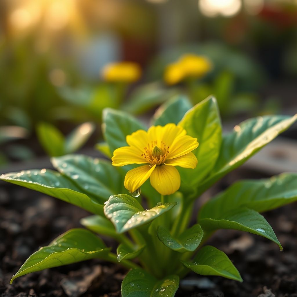 Yellow Profusion Flower seeds for Planting - Shade Tolerant, Heirloom & GMO Free Seeds for Home Garden