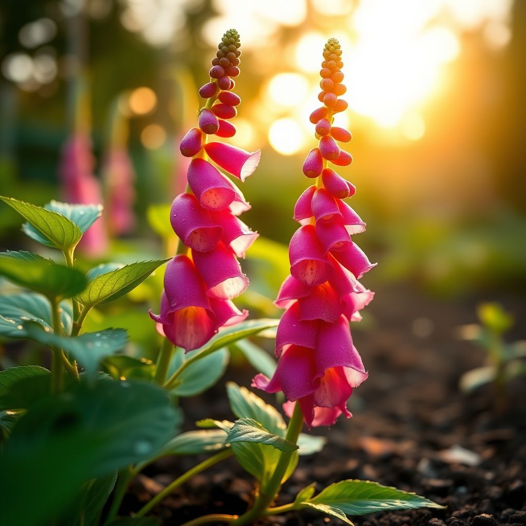 Digitalis Foxglove Flower Mix Seeds for Beautiful Foxglove Blooms