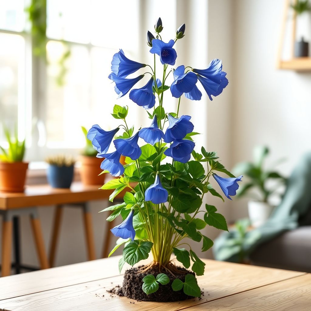 Balloon Flower Seeds - Blue (Platycodon) for Unique, Balloon-Shaped Blooms