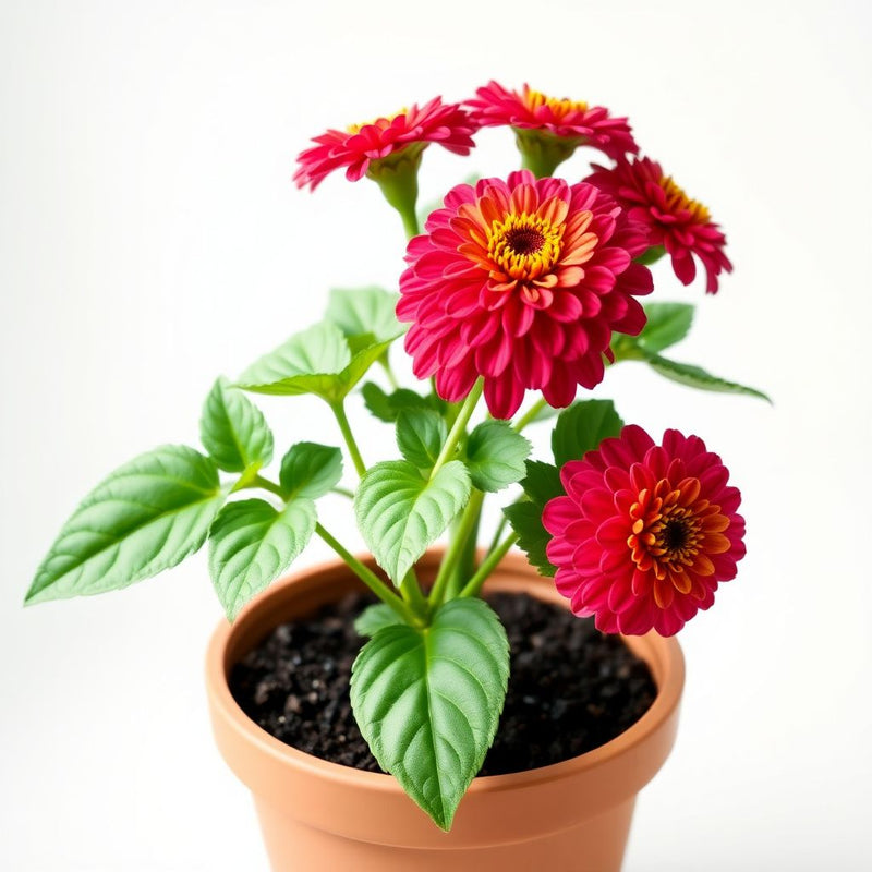 California Giant Zinnia (Zinnia Elegans) Seeds for Giant Colorful Blooms