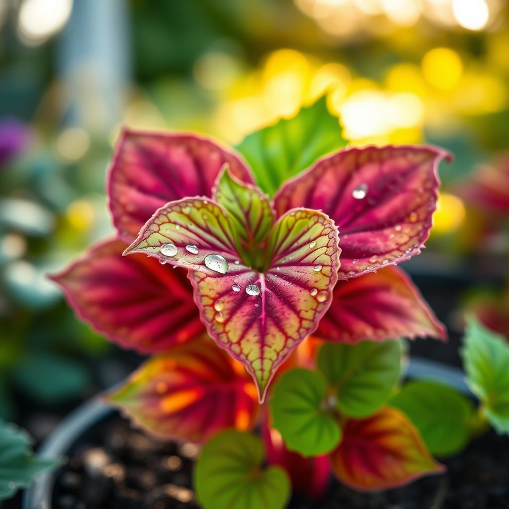 Coleus Rainbow Super Festive Seeds for Planting Shaded Garden Pots