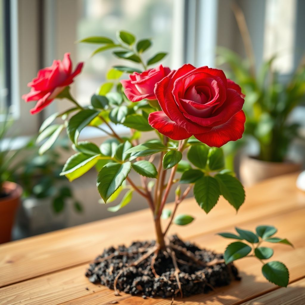 Rose Flower with Red Edge Seeds for Planting - Vibrant Floral Seeds for Your Garden