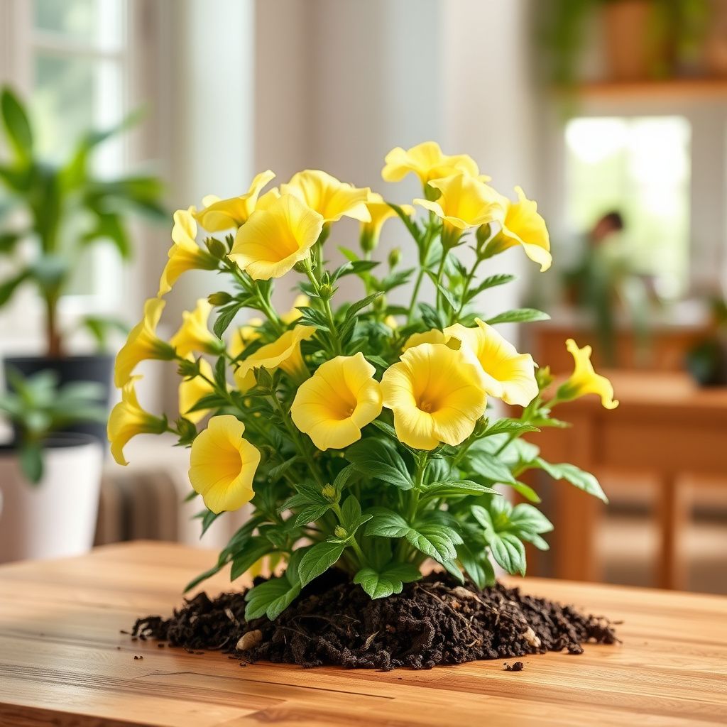 Light Yellow Petunia Seeds for Planting  Annual Blooms