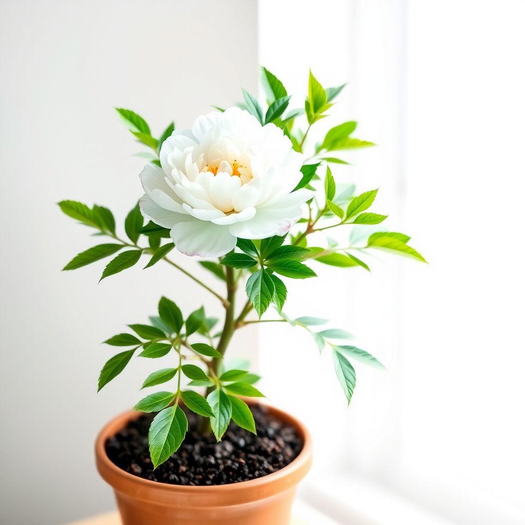 Precious White Peony Flower Seeds, Potted Flowers Bonsai Plant Seeds