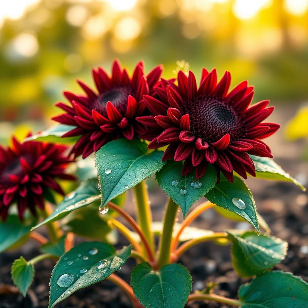 Maroon Sunflower Seeds for Planting  Grow Vibrant Flowers