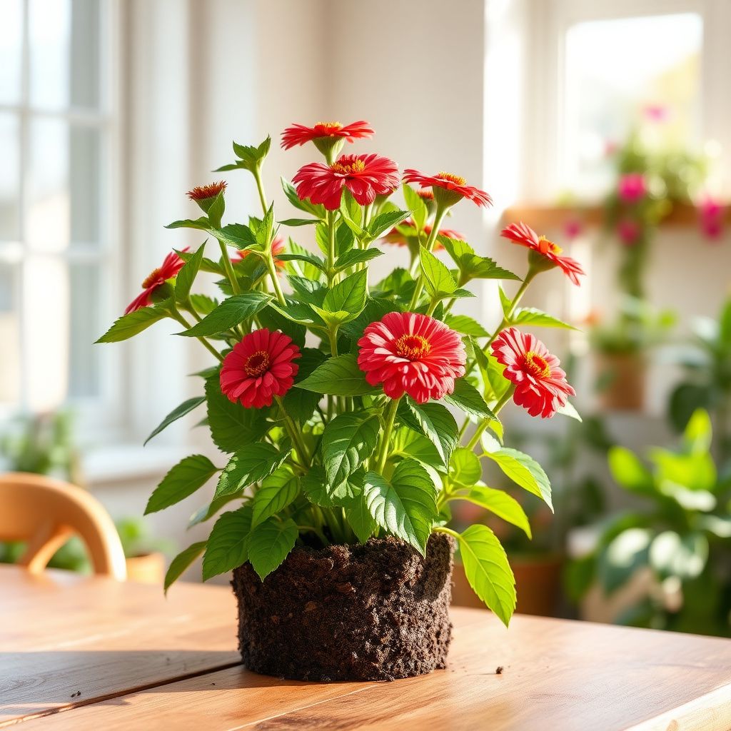 Medallion Flower Seeds for Planting Zinnia elegans for flower beds and garden landscapes