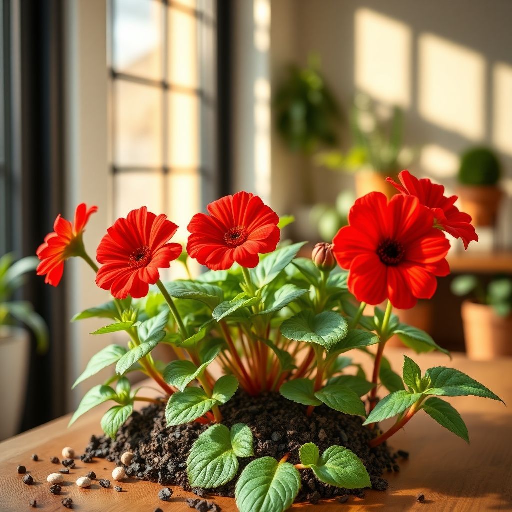 Red Monkey Face Flower seeds for Planting - Premium Quality, Heirloom & GMO Free Seeds for Home Garden