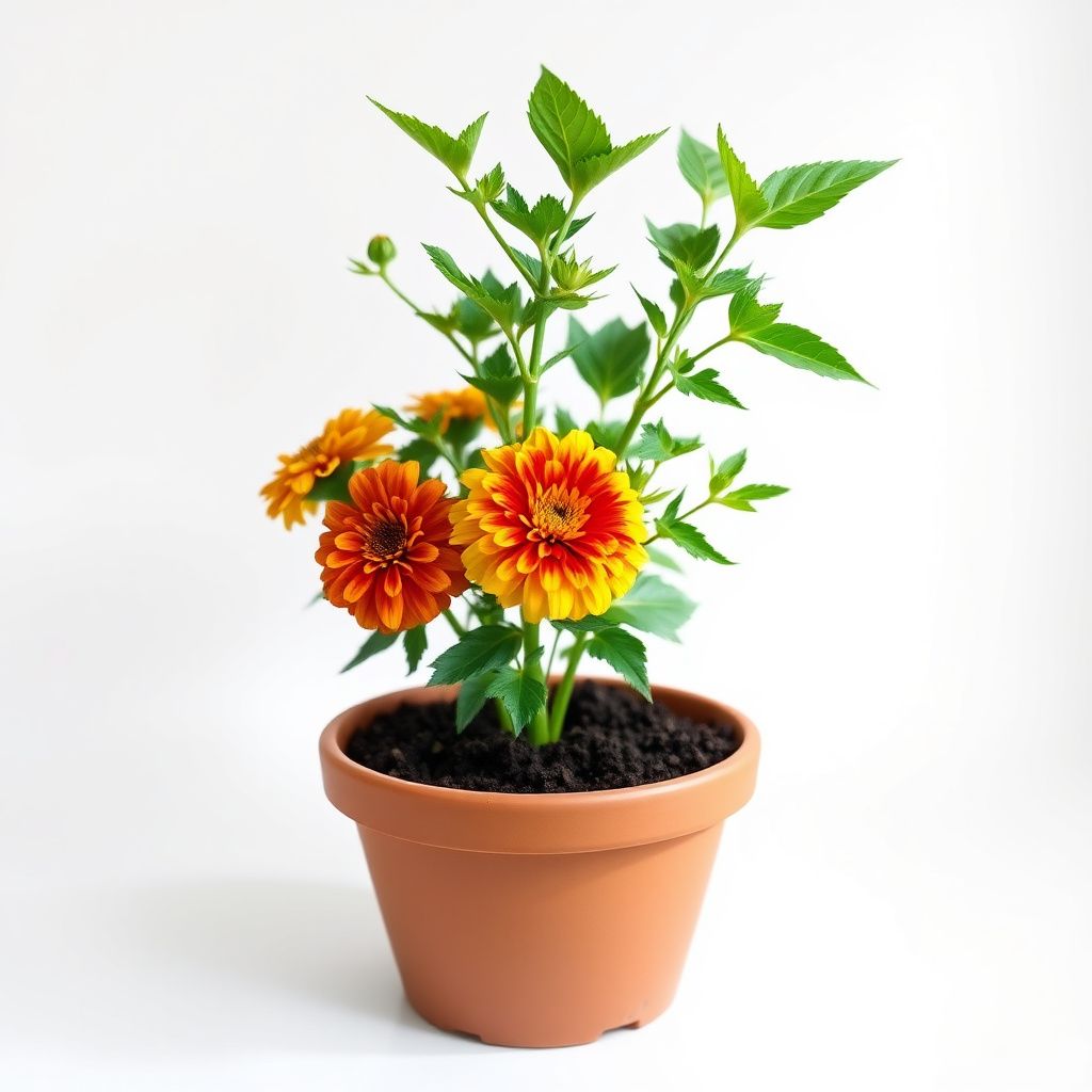 Multi-Colored Marigold Flower seeds for Planting - Drought Tolerant, Heirloom & GMO Free Seeds for Home Garden