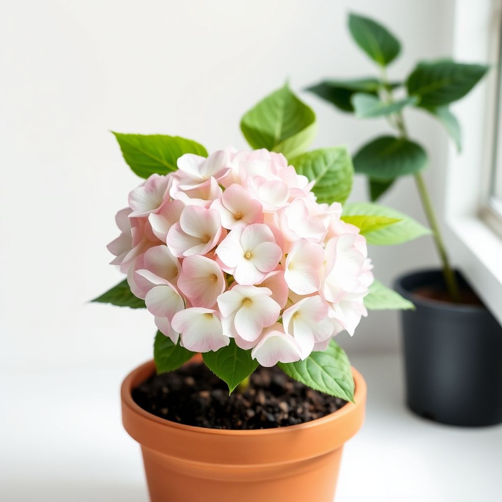 White Pink Hydrangea Seeds Flower seeds for Planting - Sun Loving, Heirloom & GMO Free Seeds for Home Garden