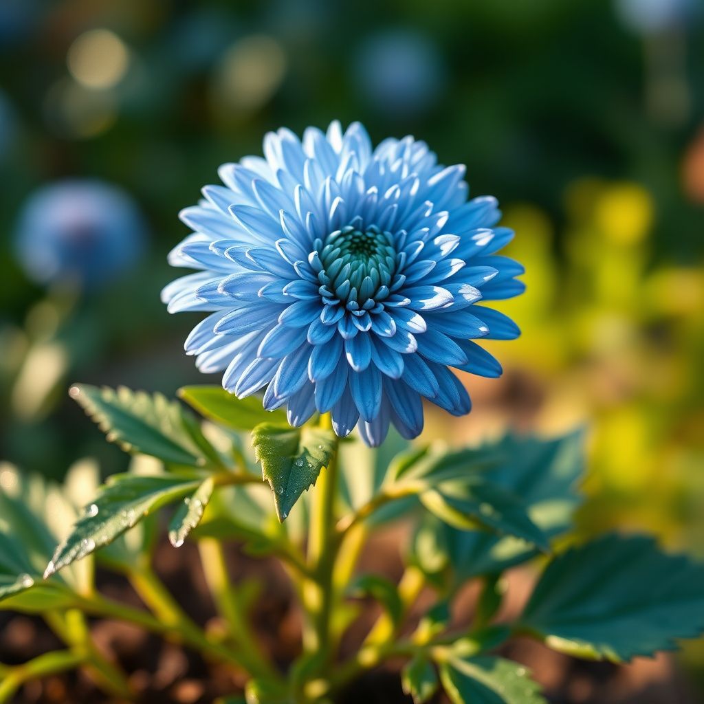 Sky Blue Chrysanthemum Flower seeds for Planting - Cottage Garden Essential, Heirloom & GMO Free Seeds for Home Garden