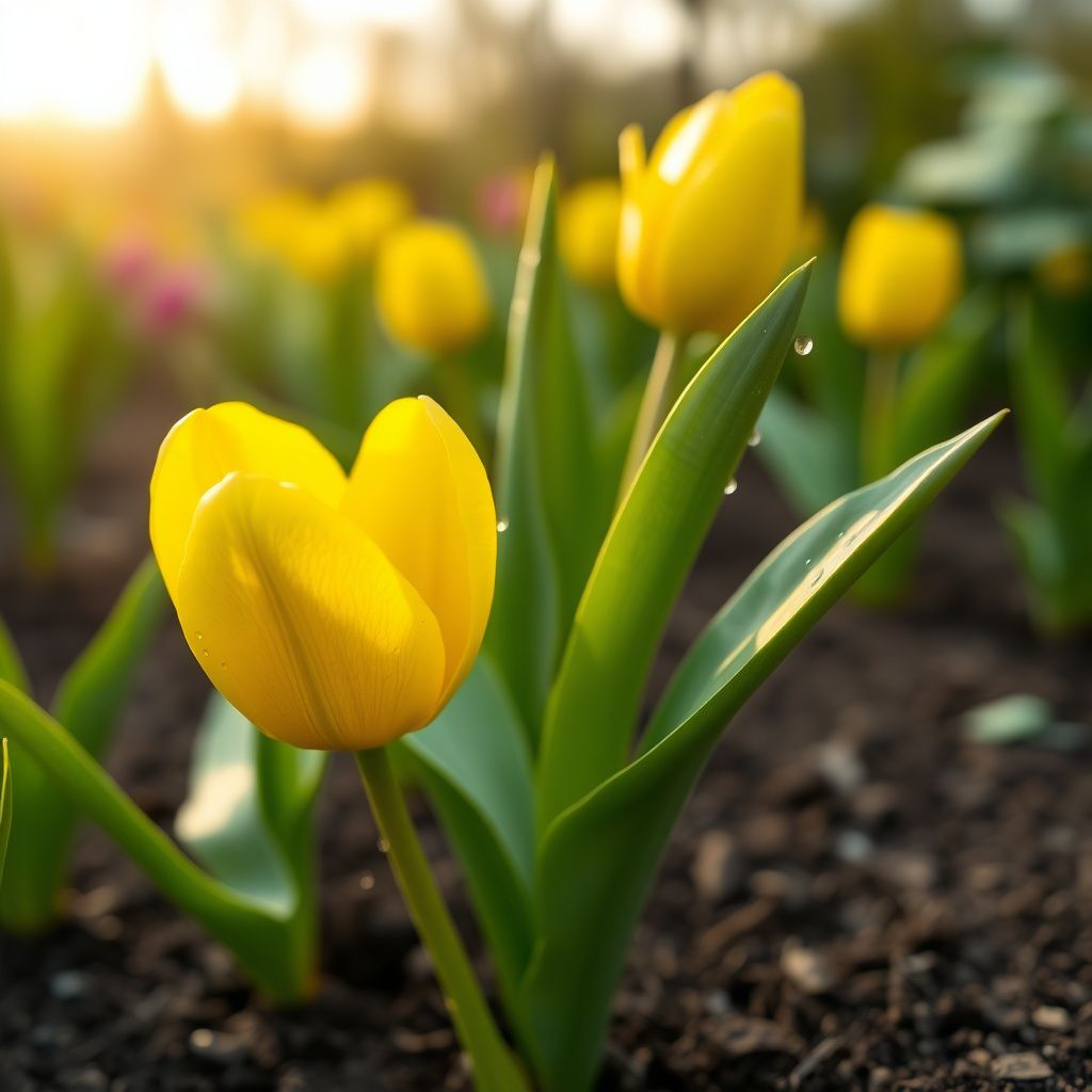 Yellow Tulip Flower Seeds for Planting – Heirloom NonGMO Organic Garden Seeds – Compact Growth High Germination
 
 Sale