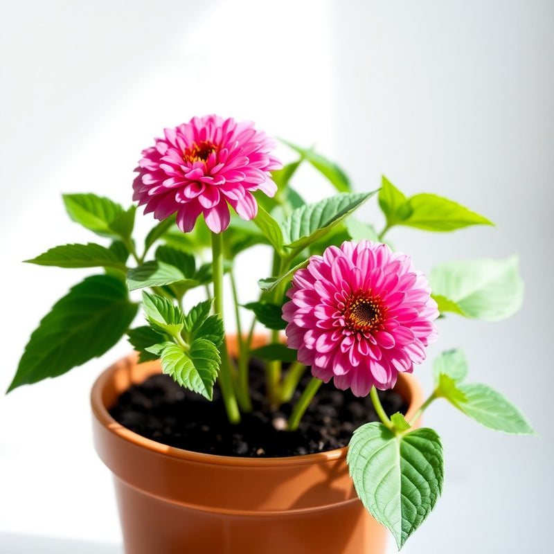 Zinnia Light Pink Flowering Seeds for  Exotic Planting
