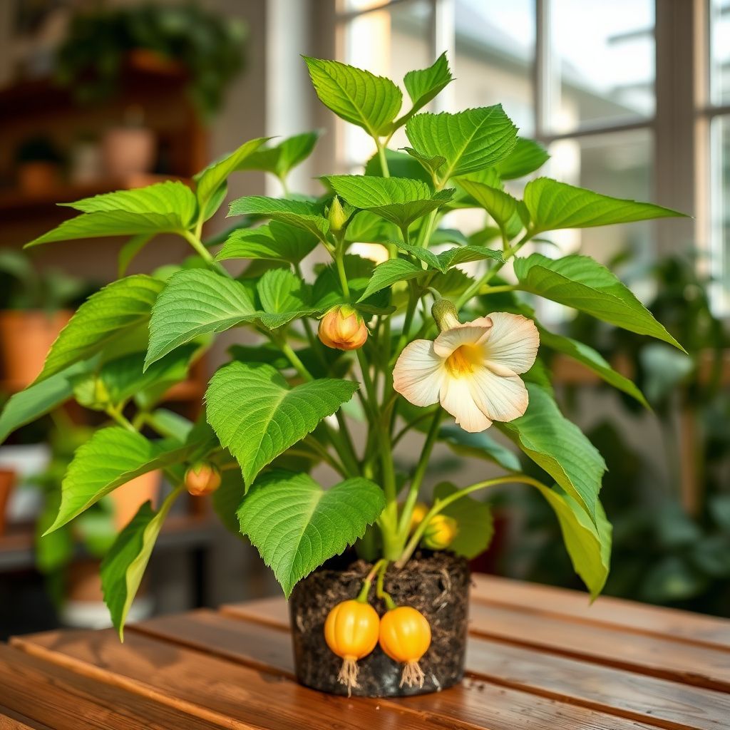 Abutilon Bella Flower seeds for Planting - Hardy Variety, Heirloom & GMO Free Seeds for Home Garden