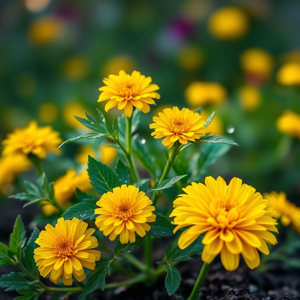 Yellow Lemmon Marigold Flower seeds for Planting Hardy Variety Heirloom & GMO Free Seeds for Home Garden 
 
 Sale