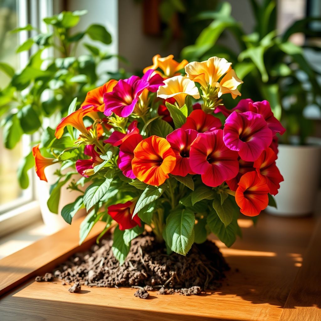 Multi-Flowered Double-Petal Petunia Seeds for Planting - Vibrant Mixed Colors