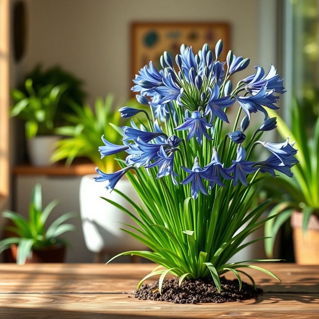 Agapanthus Africanus Flower seeds for Planting - Shade Tolerant, Heirloom & GMO Free Seeds for Home Garden