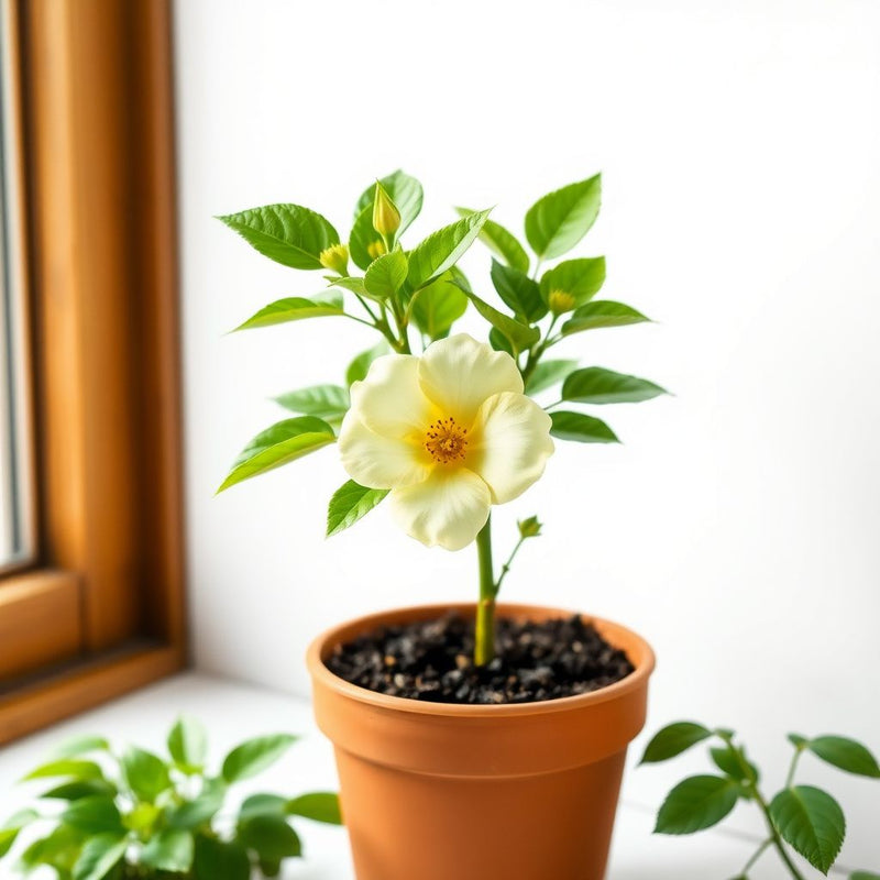 Yellow White Rosa Xanthina Flower Seeds for Planting Heirloom NonGMO PollinatorFriendly Organic Seeds
 
 Sale