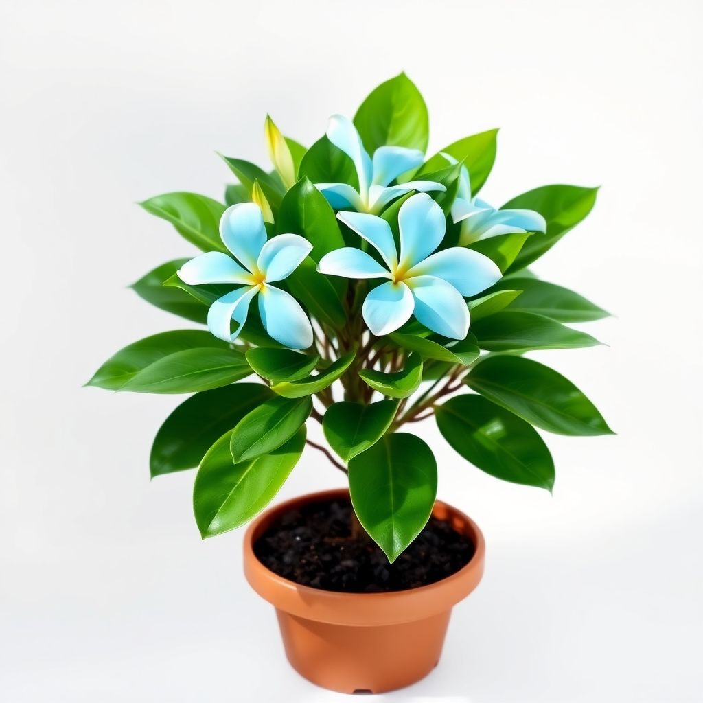 Frangipani Sky Blue Flower seeds for Planting Bright Blooms Heirloom & GMO Free Seeds for Home Garden 
 
 Sale