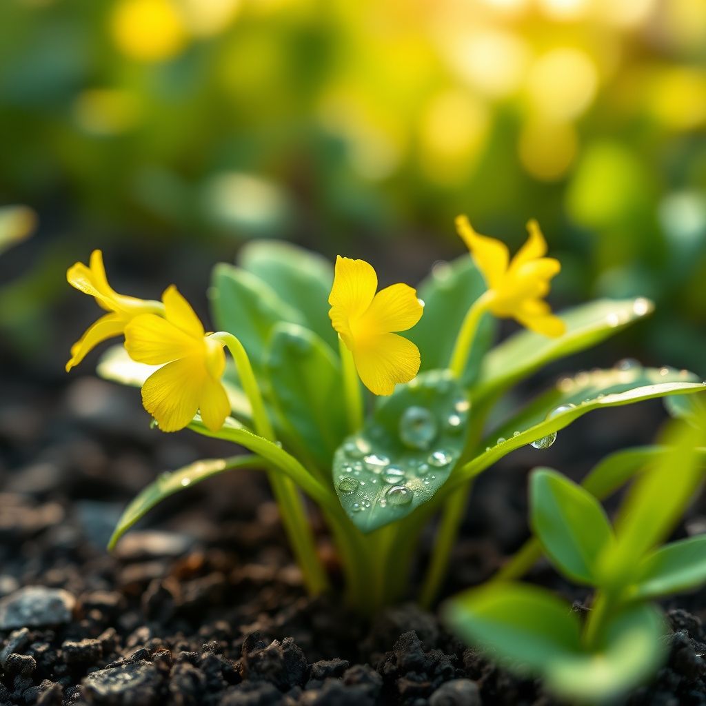 Yellow Utricularia Flower Seeds for Easy Planting  Vibrant Blooms