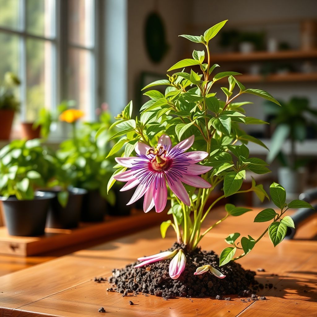 Mixed Color Passion Flower Seeds – Non-GMO, Heirloom, High Germination Organic Garden Seeds for Planting
