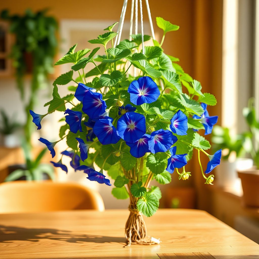 Blue Hanging Nasturtium Seeds for Planting - Garden Annuals